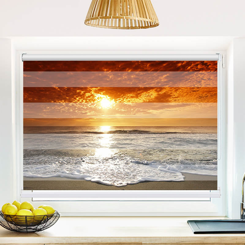 Fotorollo Meer Sonnenuntergang