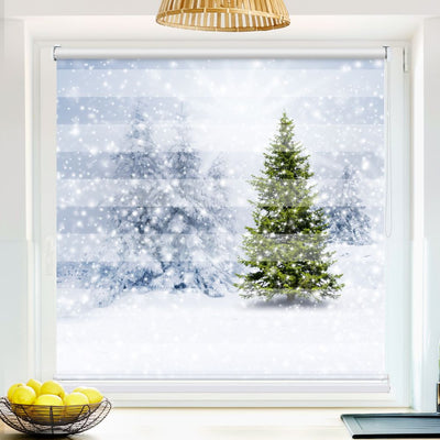 Fotorollo Tannenbaum Winter