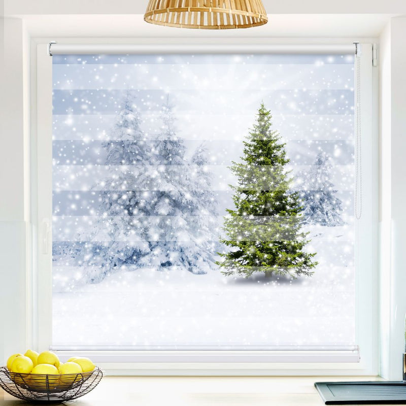 Fotorollo Tannenbaum Winter