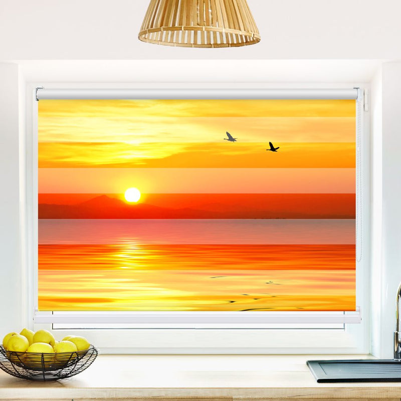 Fotorollo Sonnenuntergang Meer