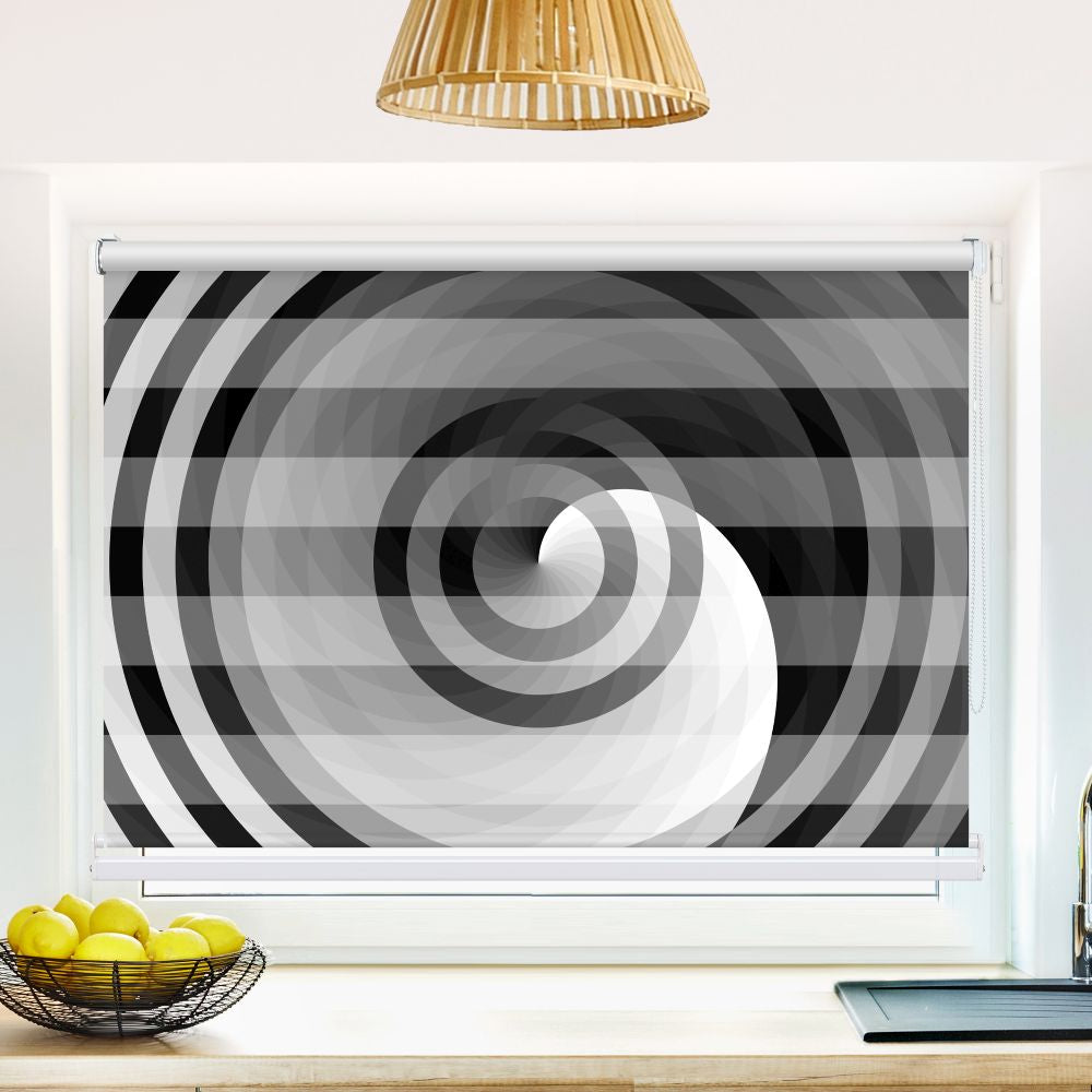 Klemm Doppelrollo "Abstrakter Hintergrund Panorama" - ohne Bohren - Klemmfix - bis 150 cm Breite - Duo Rollo Fotodruck - La-Melle