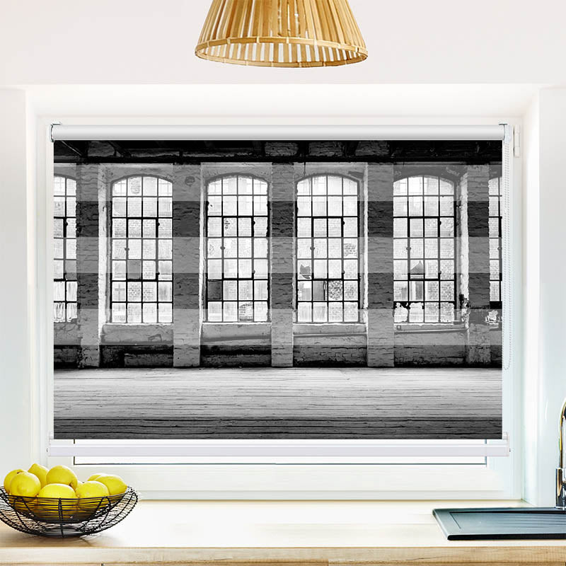 Fotorollo Alte Fabrikfenster