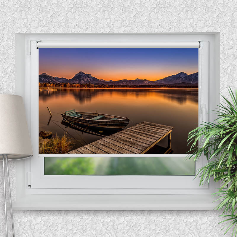 Klemmfix Rollo Abendstimmung am Hopfensee