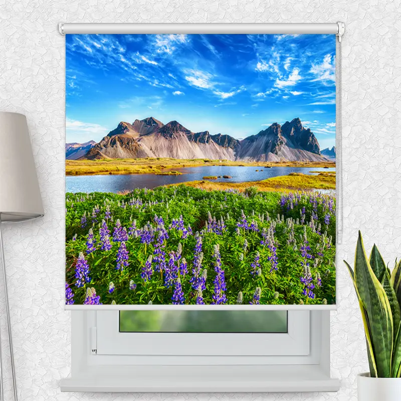 Klemmrollo Berglandschaft Island