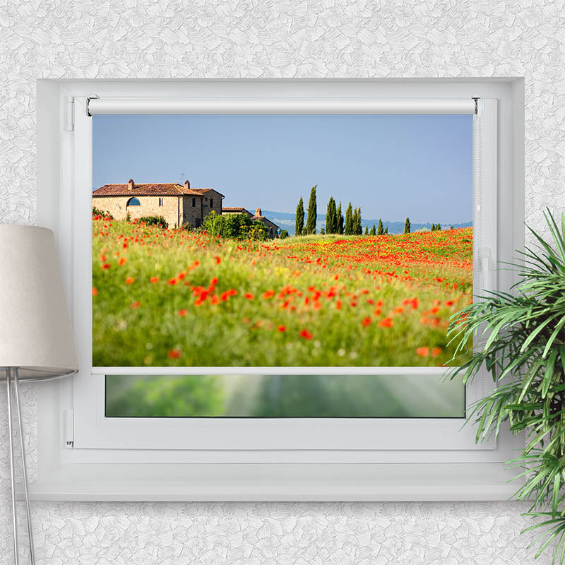 Klemmfix Rollo Toskana Landschaft