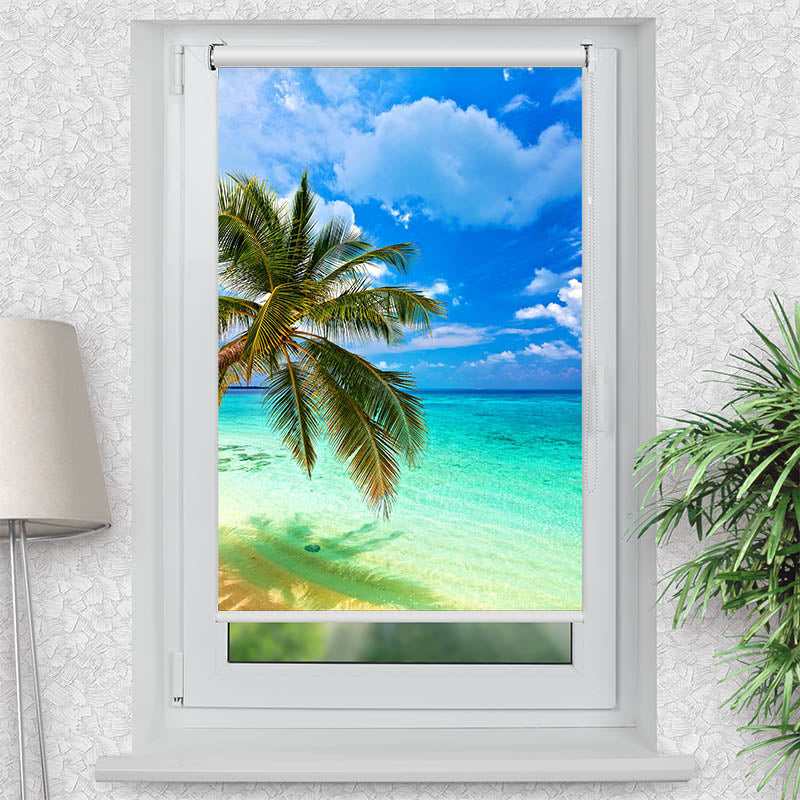Klemmfix Rollo Palme Meer