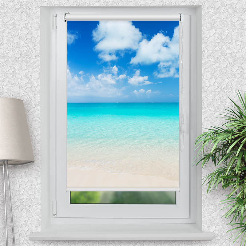 Klemmfix Rollo Meer Blauer Himmel