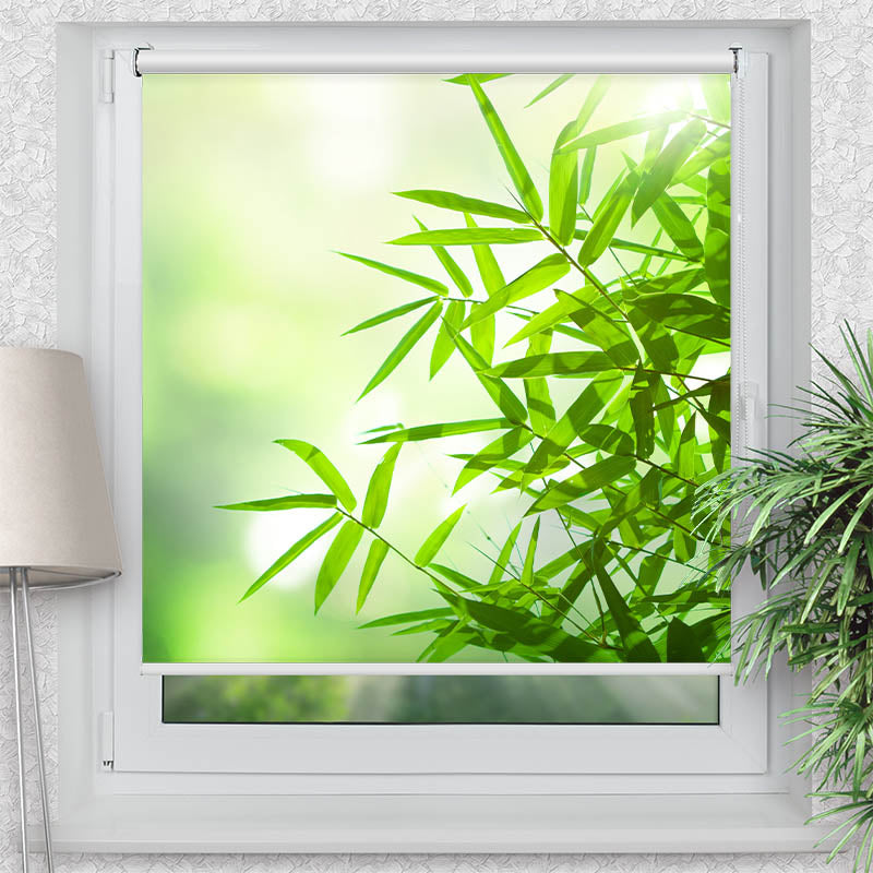 Klemmfix Rollo Bambus Strauch