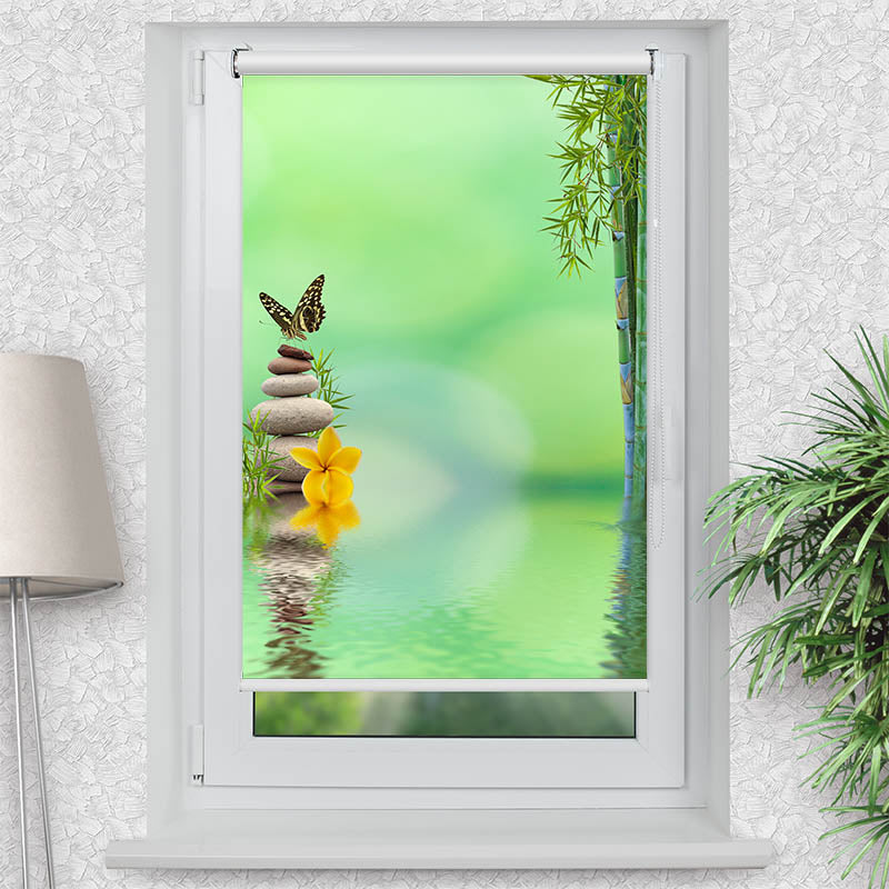 Klemmfix Rollo Schmetterling Zen Stones