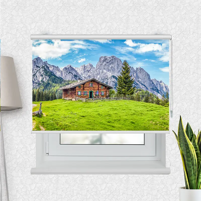 Klemmrollo Berghütte in den Alpen