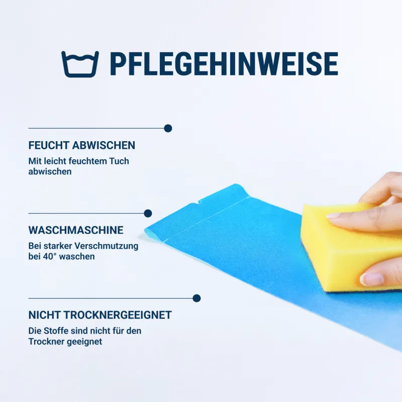 Lamellenvorhang Pflegehinweis