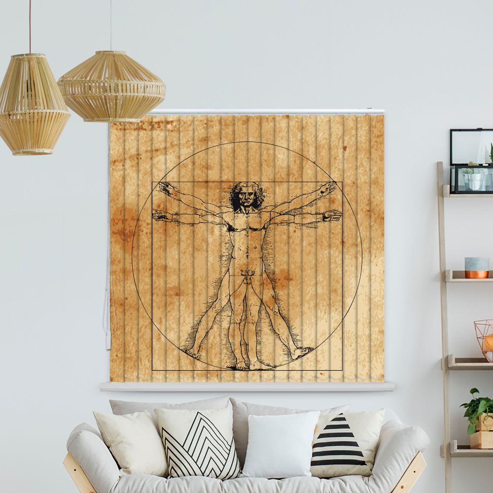 Lamellenvorhang Motiv Schwarze Steine