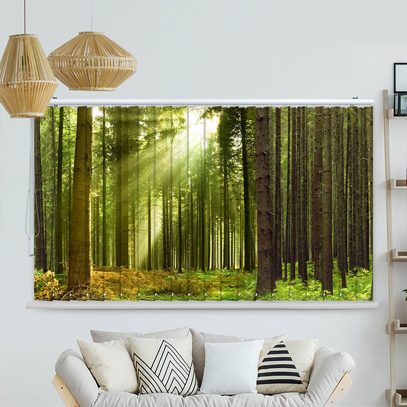 Lamellenvorhang Motiv "Yin und Yang"