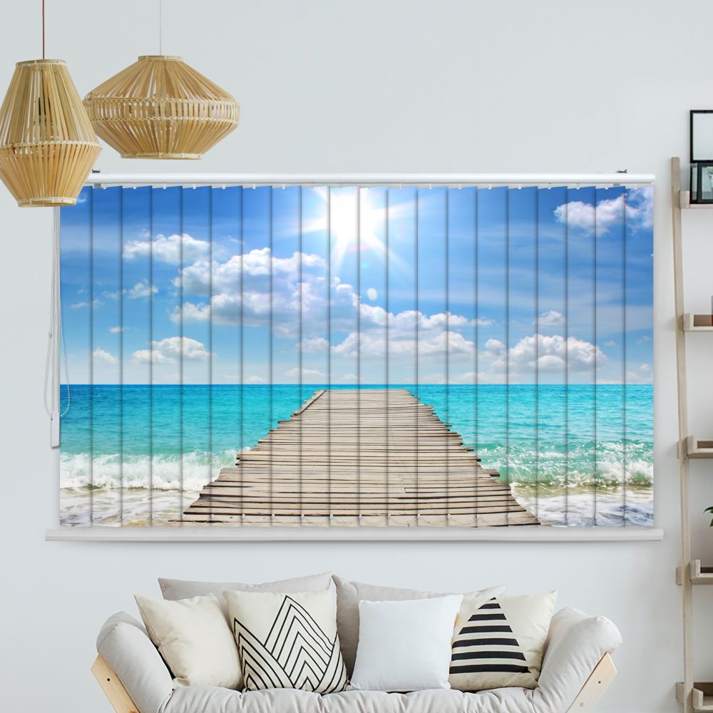 Lamellenvorhang Motiv Toskana Landschaft