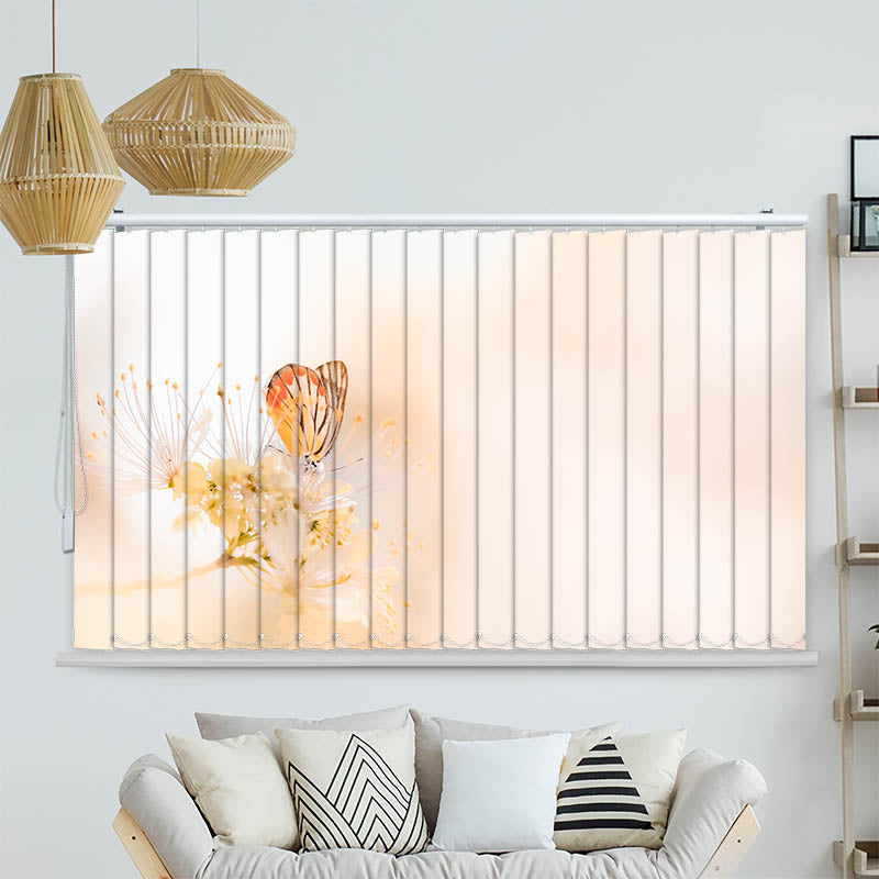 Lamellenvorhang Motiv Schmetterling auf Bleute