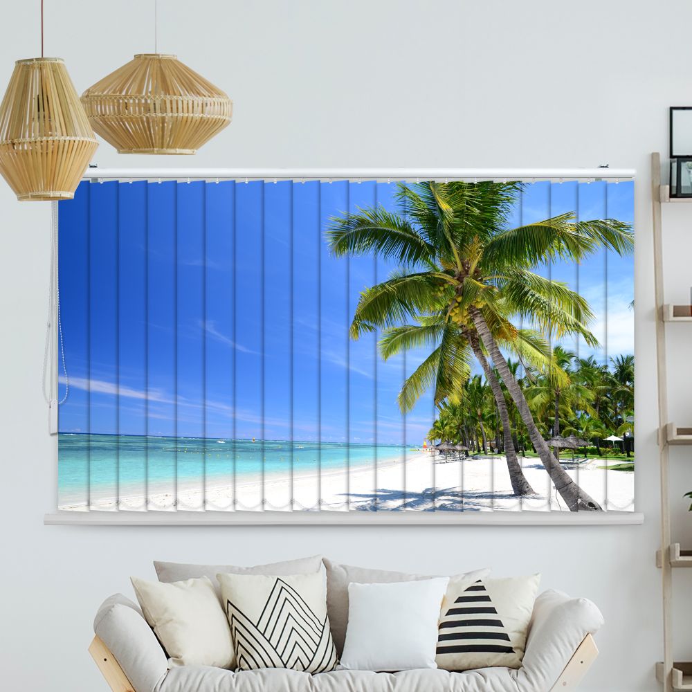 Lamellenvorhang Motiv Alte Fabrikhalle