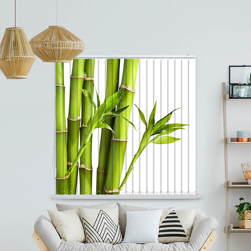 Lamellenvorhang Motiv "Bambus"