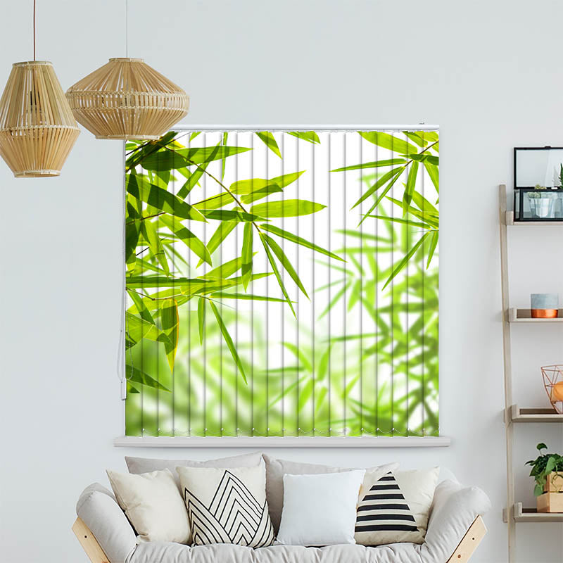 Lamellenvorhang Motiv Bambus Strauch