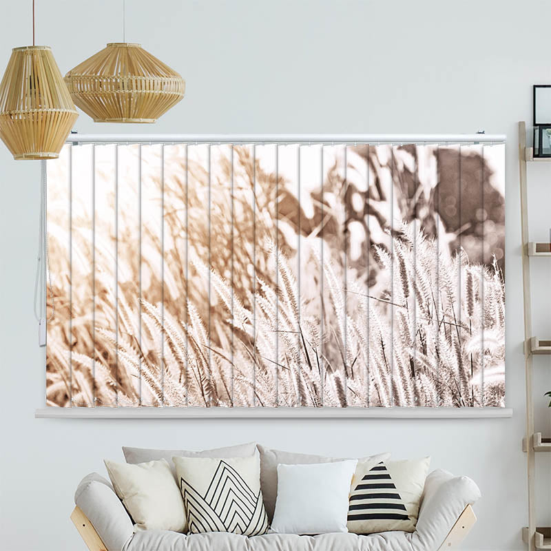 Lamellenvorhang Motiv Pampas Gras