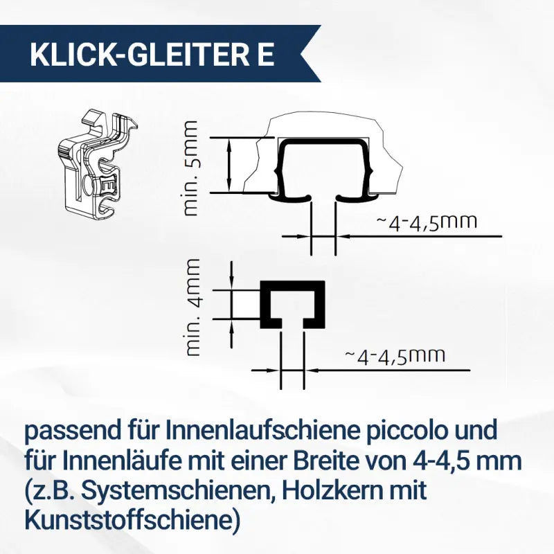 Piccolo Klick-Gleiter E