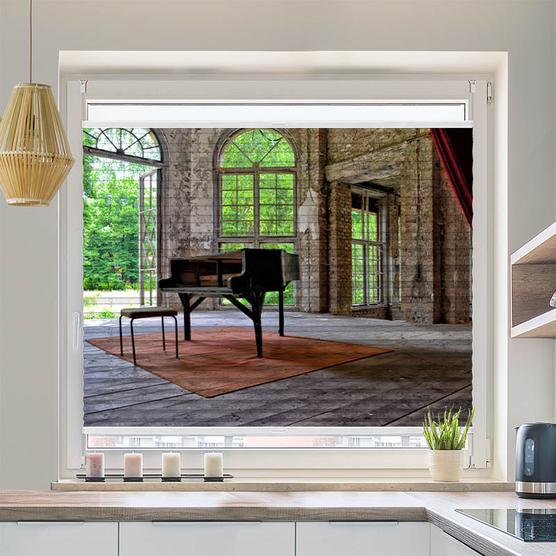 Plissee Motiv Lost Place Verlassene Heilstaette