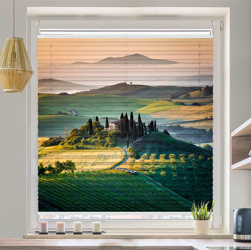 Plissee Motiv "Toskana"