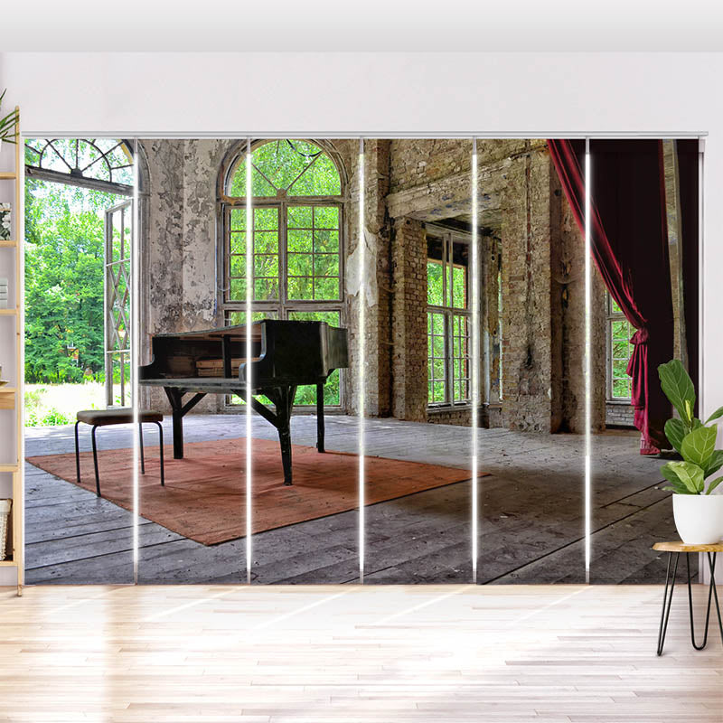 Schiebegardine Motiv Lost Place Verlassene Heilstaette