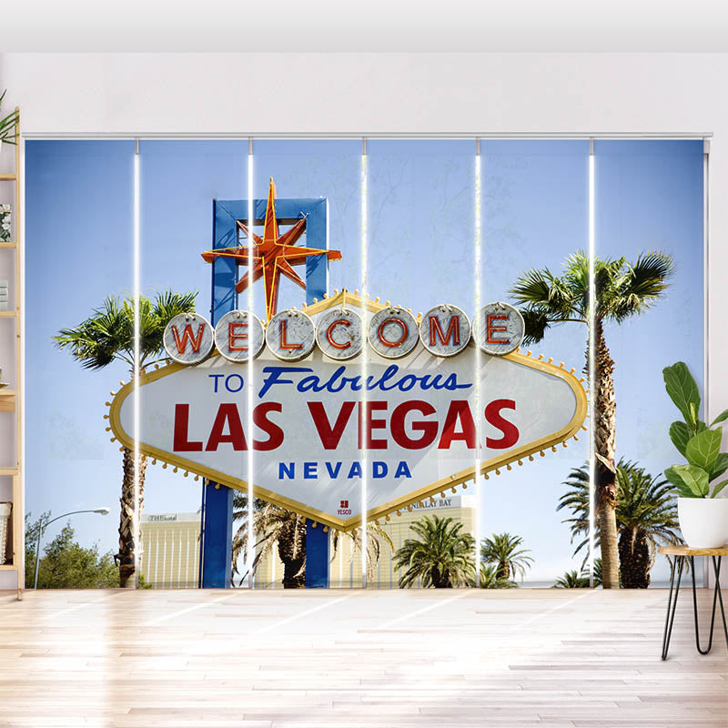 Schiebegardine Motiv "Las Vegas"