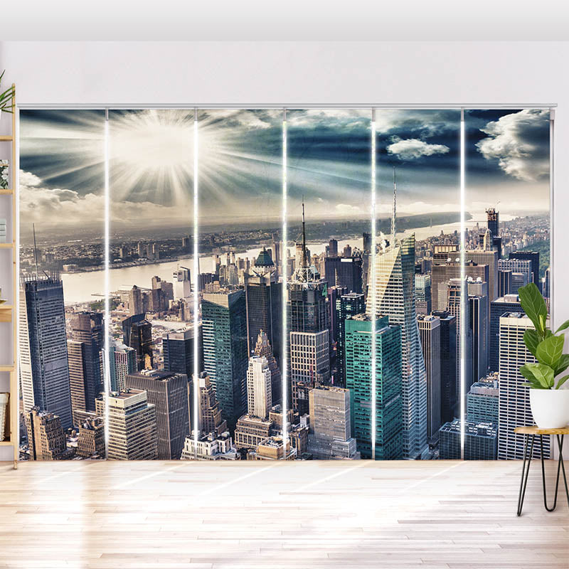 Schiebegardine Motiv Skyline Manhattan
