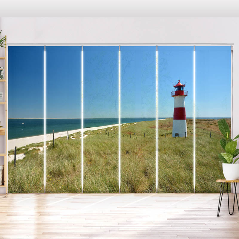 Schiebegardine Motiv "Feld mit Sonnenlicht"