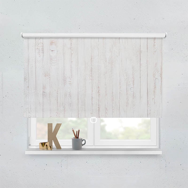 Plissee Motiv Hintergrund Weisse Holzlatten