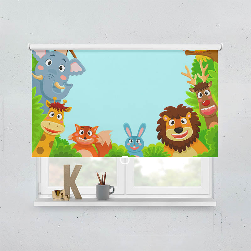 Plissee Motiv Wilde Tiere