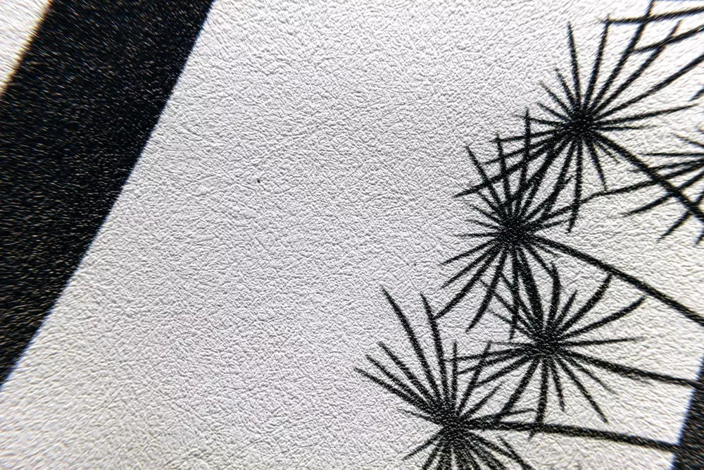 Nahaufnahme der matten Foto-Vliestapete mit geringer Struktur