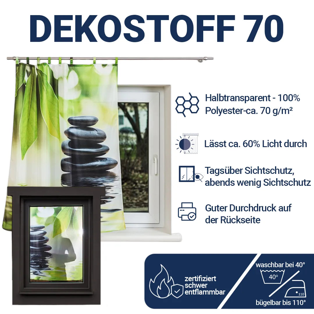 Vorhangstoff Dekostoff 70 Eigenschaften