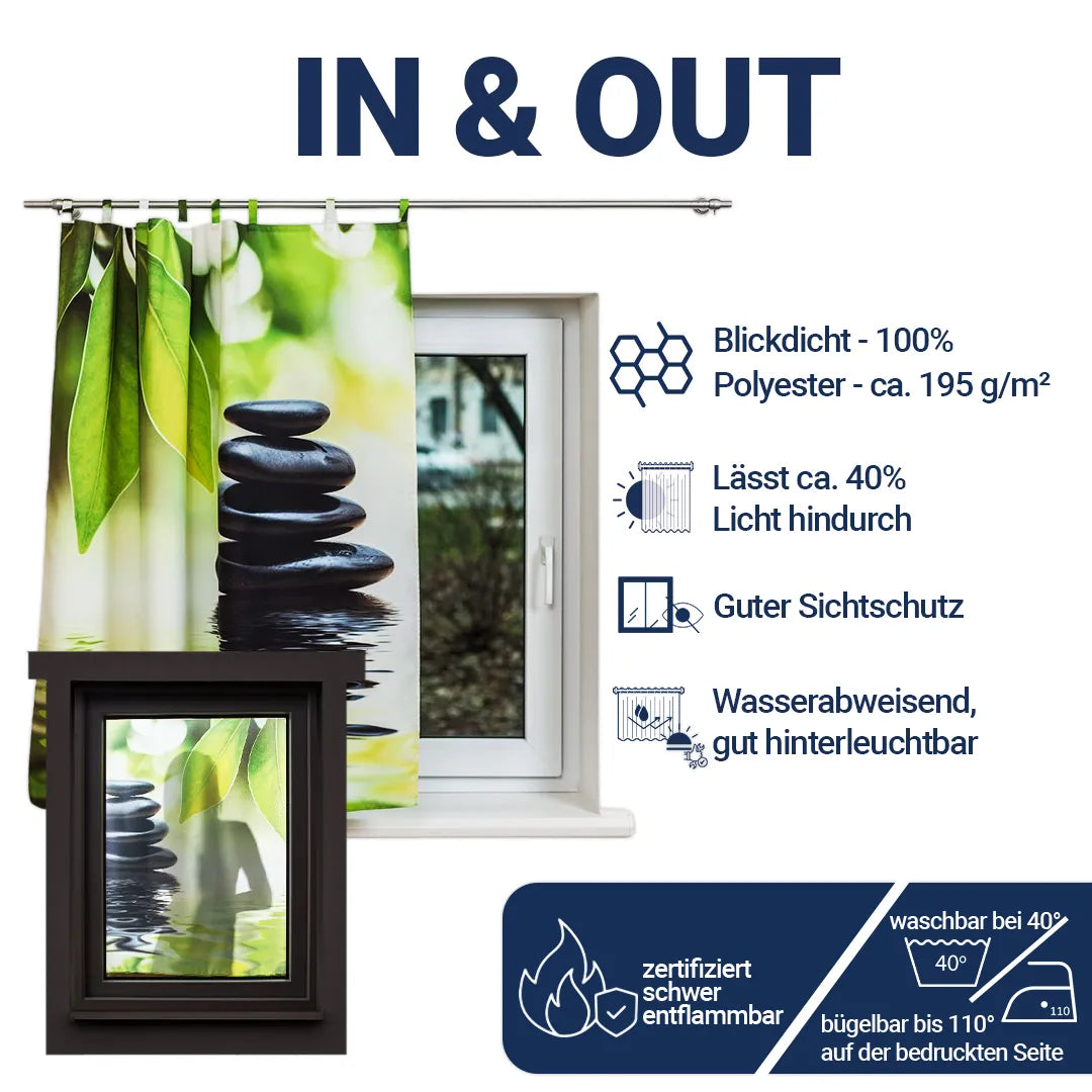 Vorhangstoff In & Out Eigenschaften