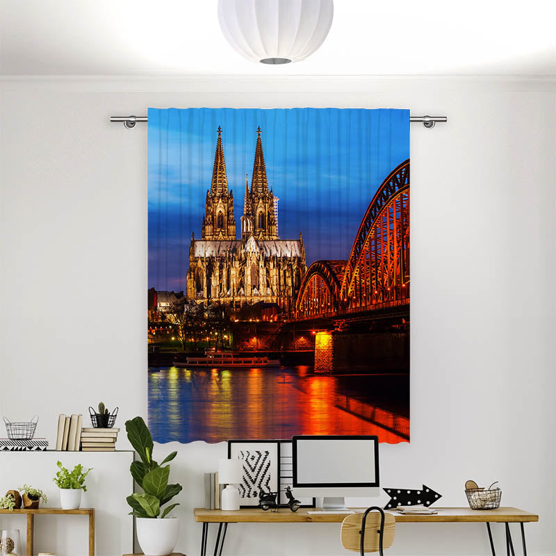 Vorhang Motiv Koelner Dom