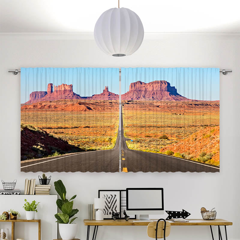 Vorhang Motiv Route 66 Monument Valley