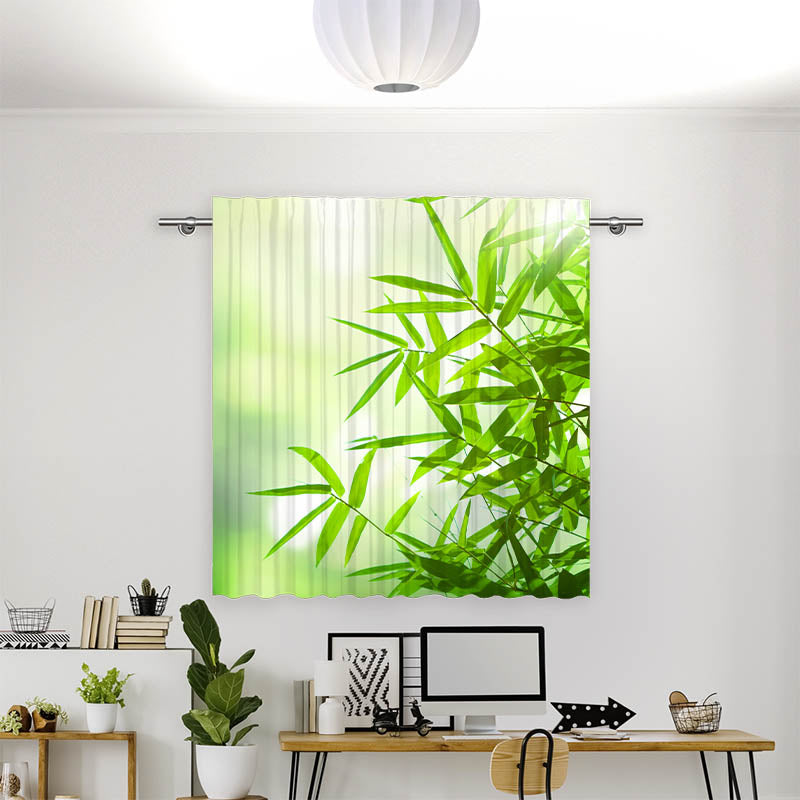Vorhang Motiv Bambus Strauch
