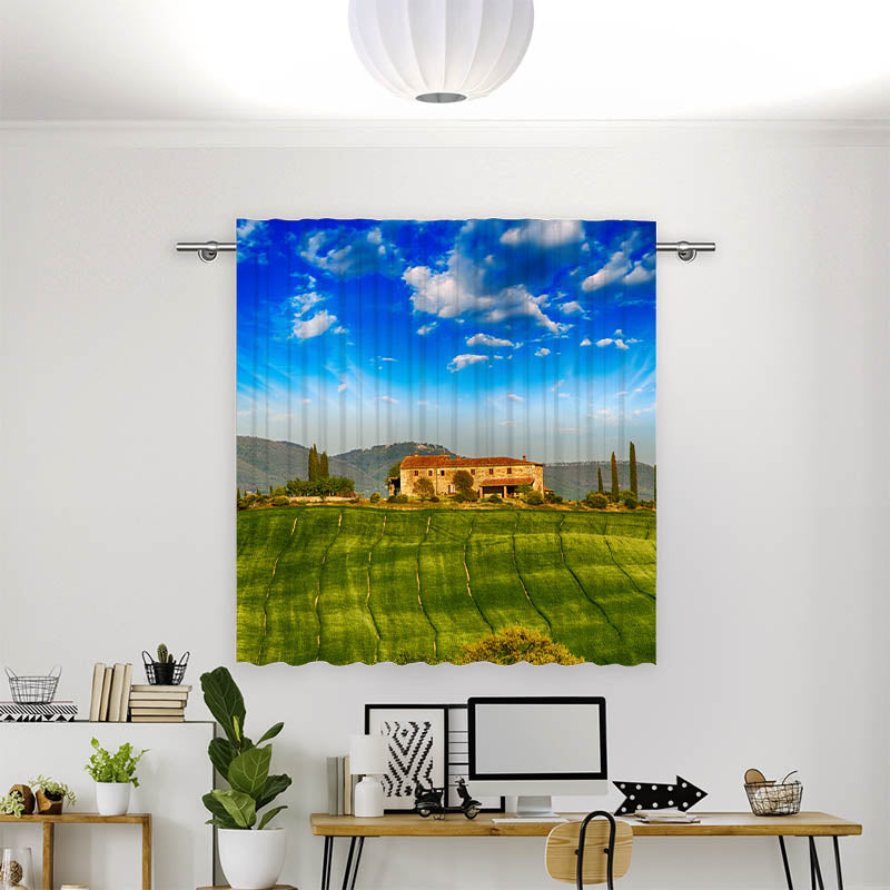 Vorhang Motiv Toskana