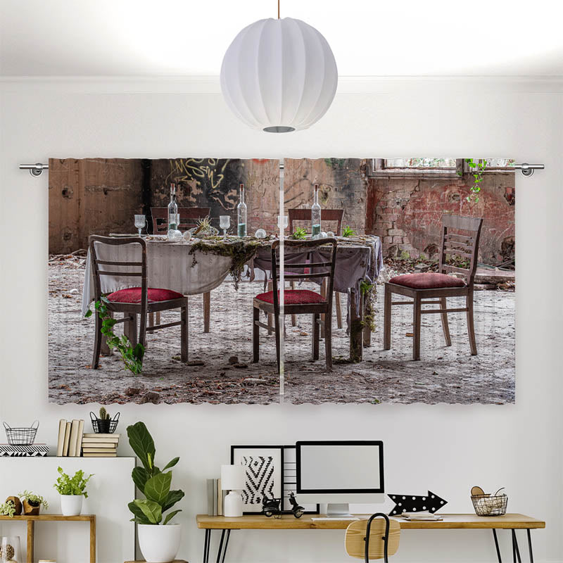 Vorhang Motiv Lost Place der Beelitzer Heilstaetten