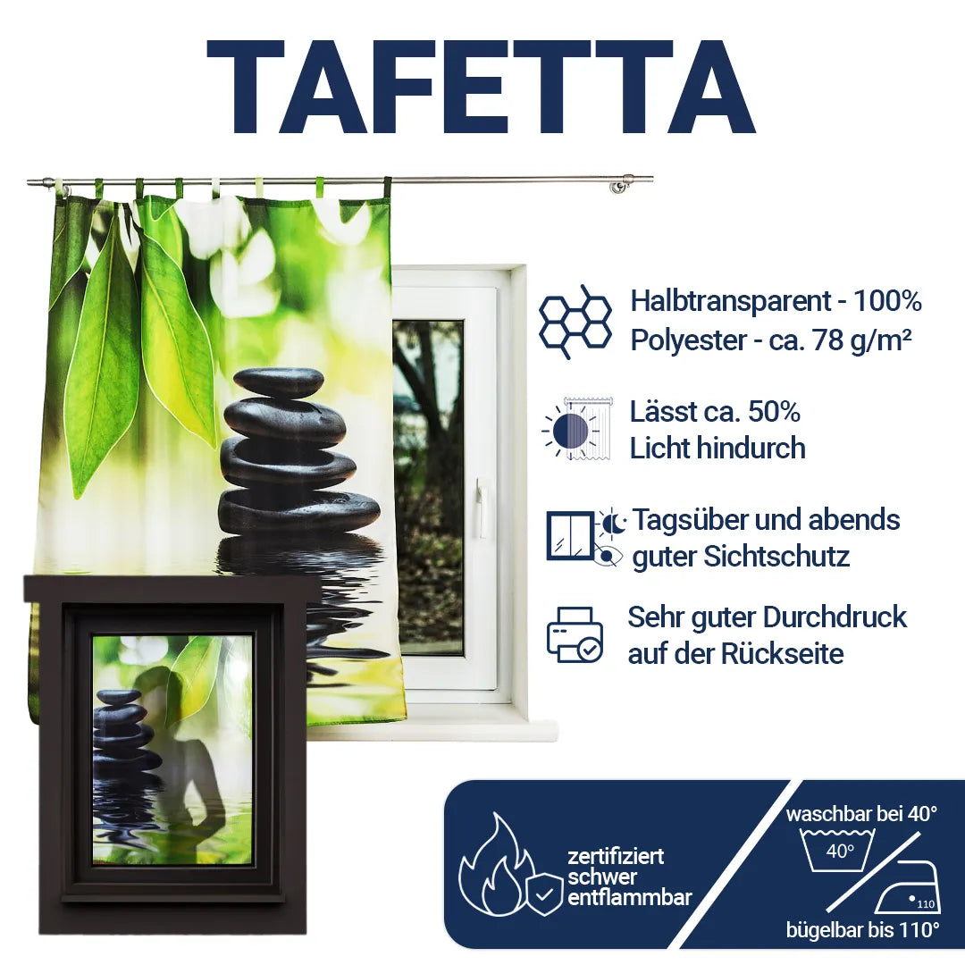 Vorhangstoff Tafetta Eigenschaften