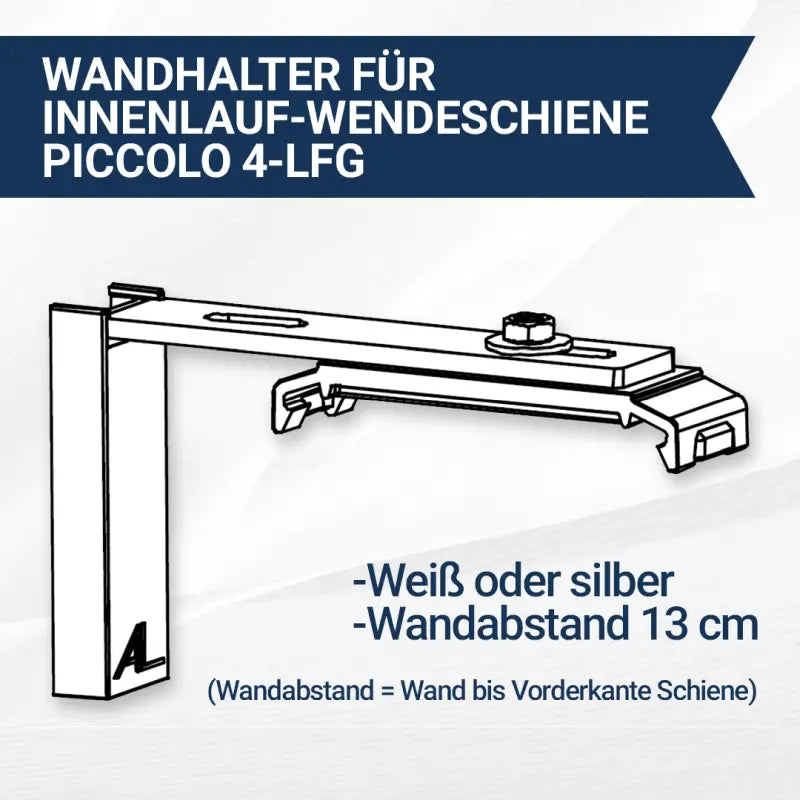 Wandhalter Piccolo 4-lfg