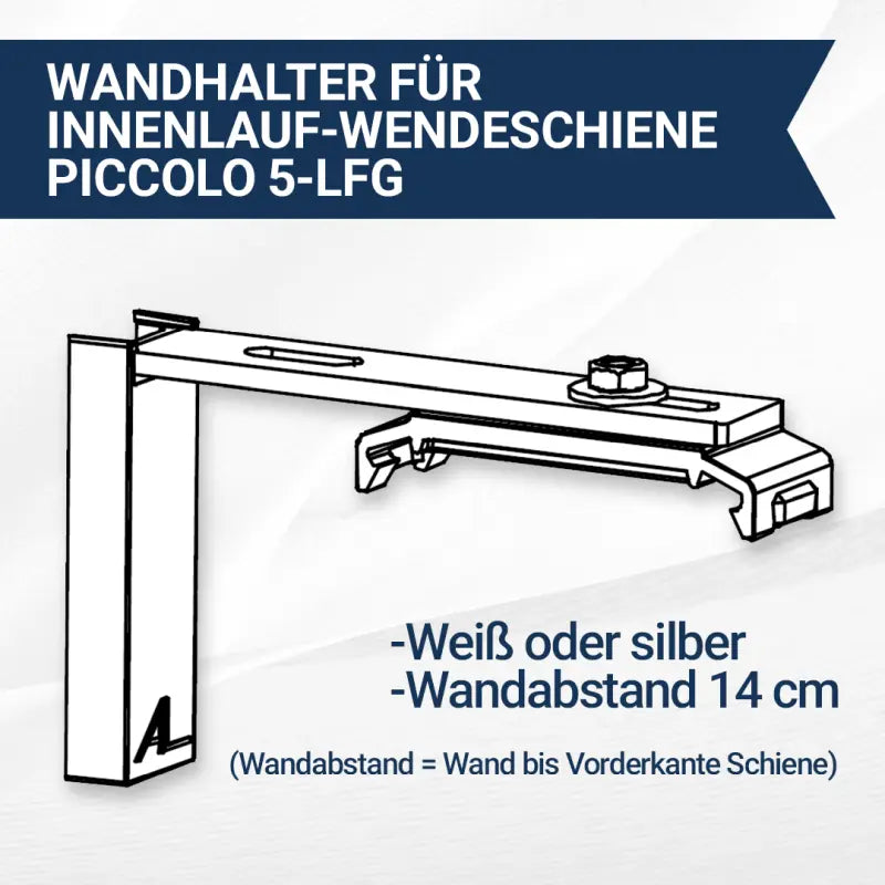 Wandhalter Piccolo 5-lfg