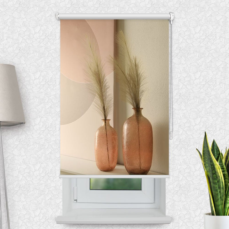 Fotorollo 'Blumendekor Vor Weisser Wand' - La-Melle