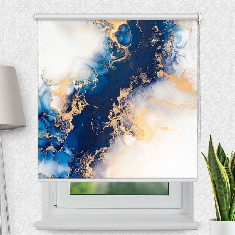 Fotorollo 'Abstrakte Kunst Marmortinte' - La-Melle