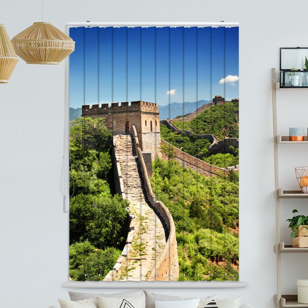Lamellenvorhang Motiv "Chinesische Mauer"