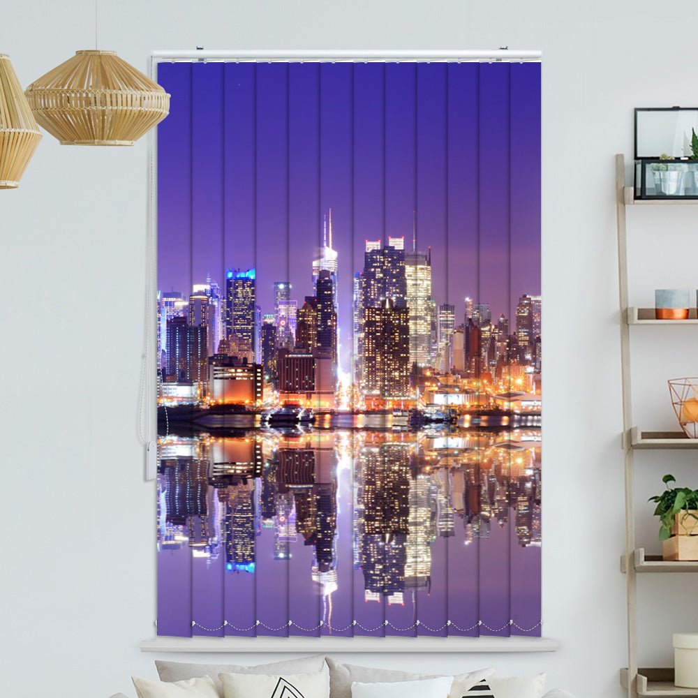 Lamellenvorhang Motiv "New York Manhatten Skyline"