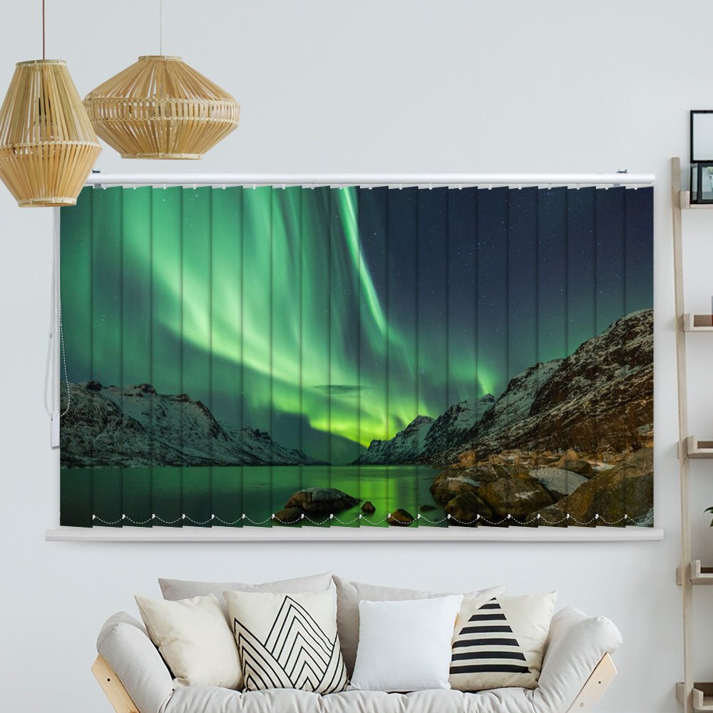 Lamellenvorhang Motiv "Nordlich Norwegen"
