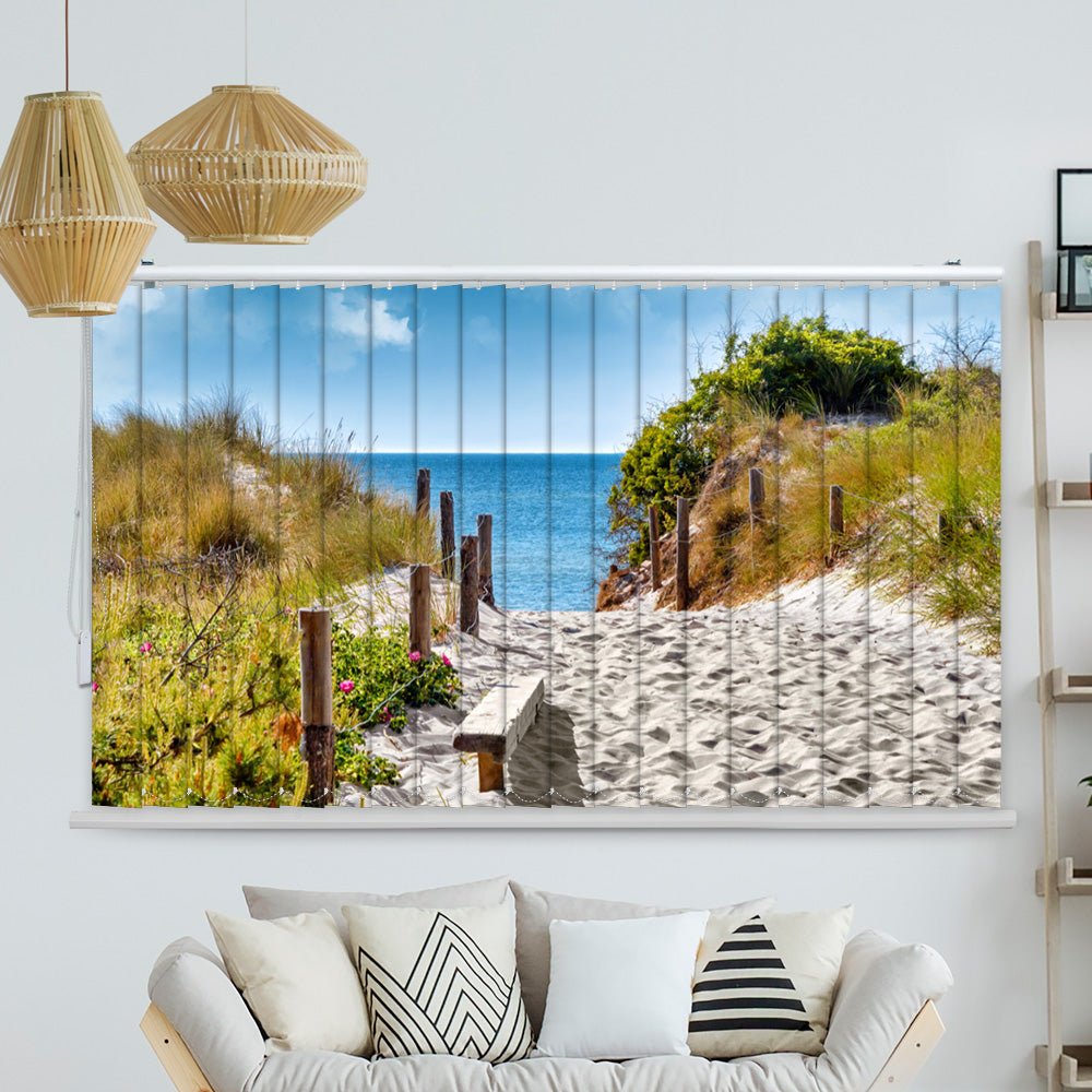 Lamellenvorhang Motiv "Ostsee Düne Meer"