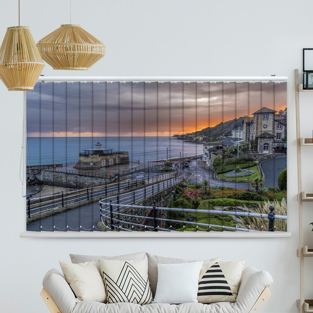 Lamellenvorhang Motiv "Ventnor England Insel"